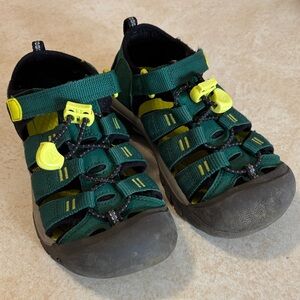 Keen Kids Green and Yellow Adventure Sandals